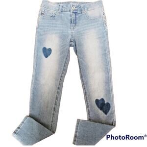 SEVEN7 GIRL EMBROIDERED /DAZZLE JEANS SIZE 10P